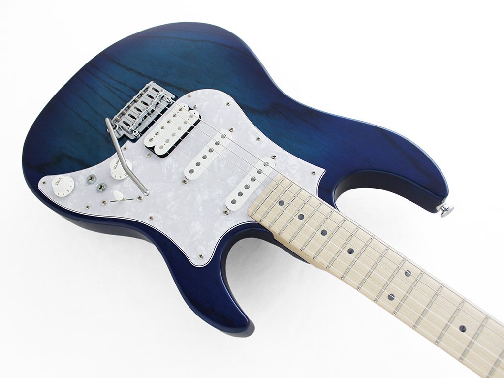 FGN EXPERT ODYSSEY EOS-ASH-M IN SEE - THRU BLUE BURST - Fouche Guitars