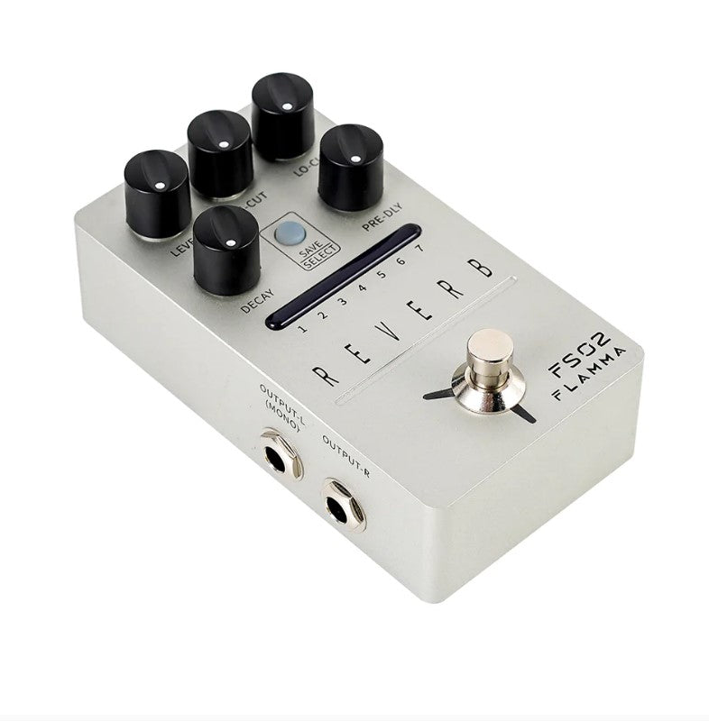 FLAMMA FS02 REVERB GUITAR REVERB PEDAL STEREO IN STEREO OUTPUT - Fouche Guitars