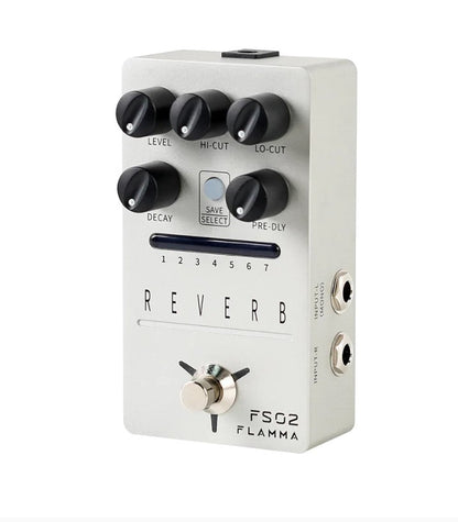 FLAMMA FS02 REVERB GUITAR REVERB PEDAL STEREO IN STEREO OUTPUT - Fouche Guitars