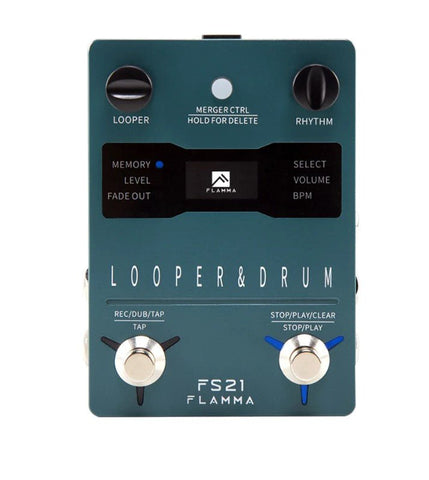 FLAMMA FS21 STEREO DRUM MACHINE AND LOOPER PEDAL EDITOR SOFTWARE SUPPORTED - Fouche Guitars