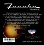 Fouche Guitars premium acoustic guitar strings 12-53 - Fouche Guitars
