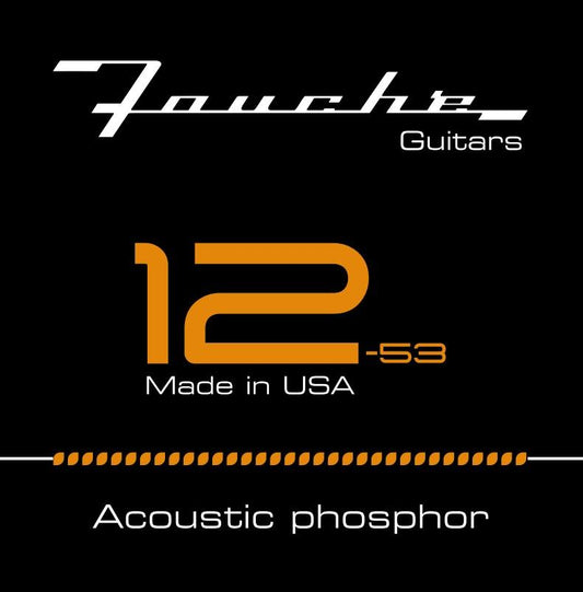 Fouche Guitars premium acoustic guitar strings 12-53 - Fouche Guitars