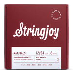 Stringjoy Naturals | Light Gauge (12-54) Phosphor Bronze Acoustic Guitar Strings - Fouche Guitars