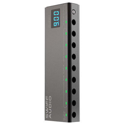 SWIFF AUDIO P200 ISOLATED POWER SUPPLY WITH REAL-TIME VOLTAGE DISPLAY - Fouche Guitars